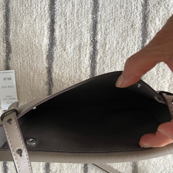 New - Banana Republic leather  crossbody - Picture 5 of 8